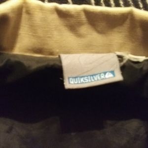 QUICKSILVER TAN JACKET SIZE LARGE